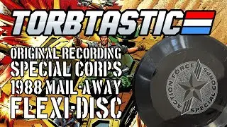 FIRST PLAYBACK IN 37 YEARS 1988 Action Force GI Joe SPECIAL CORPS Flexi-Disc Ultra-Rare UK Exclusive