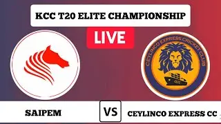 LIVE| SAIPEM VS CEYLINCO EXPRESS CC LIVE SCORE | KCC T20 ELITE CHAMPIONSHIP | SAI VS CECC LIVE