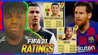 DAVYD Reacts To FIFA 21 Official Ratings