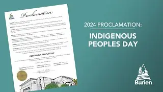 Indigenous Peoples Day Proclamation, October 7, 2024