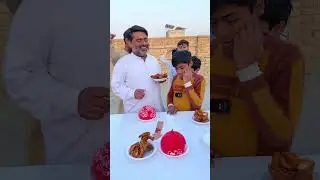 Freezing 🥶 Water Balloon 🎈 Challenge 😱 | Pakistani Street Food Challenge #mukbang #asmr #shorts