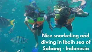 Snorkeling and diving in Iboih sea of Sabang - Indonesia