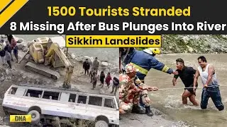 Sikkim Landslide: 1,500 Tourists Stranded; 1 Dead, 8 Missing After Bus Falls Into Teesta River