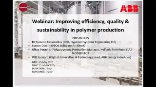 ABB Webinar Improving efficiency, quality, and sustainability in polymer production (MAY 2022)