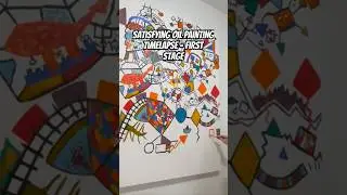 Satisfying Oil Painting Timelapse - First Stage of My MASSIVE Painting!