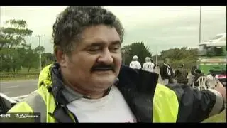 CMP-ANZCO workers protest after being told to take a pay cut