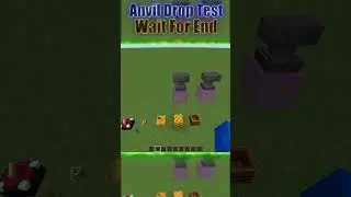 Anvil Drop Test In Minecraft #minecraft #jawadali