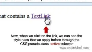 CSS :active selector