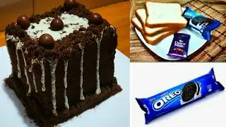 Only 5 mints Oreo Bread Cake/Only 3 Ingredient Cake/No Fire Bread Cake/Zara's Sweet World