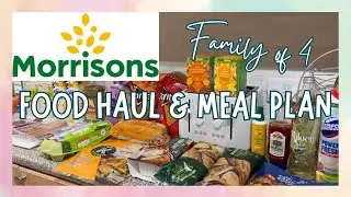 MORRISONS FOOD HAUL & MEAL PLAN | UK GROCERY HAUL JANUARY 2025