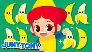 🍌 Ayo Pisang | Lagu Buah Buahan, Sayur | Lagu Anak Lucu | JunyTony Bahasa Indonesia