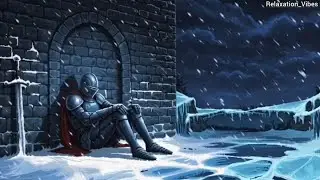 🌙 Snowy Night Serenity &mdash; Gentle Snowfall Ambience Music for Deep Relaxation ❄️