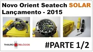 [REVIEW] Rel&oacute;gio Orient Seatech Solar Titanium - Ref: MBTTC014 500m - www.thauro.com.br  - Diver
