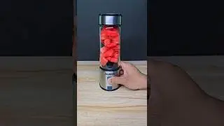 Pure Watermelon in A Glass 🍉👌 #asmr #watermelon #juice #shorts #satisfying #freshjuiceblender