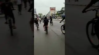 Martyr's cycle rally #rally #police #martyr