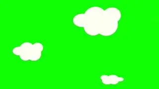 Free Stock Footage: Clouds Animation on Green Screen - Chroma Key