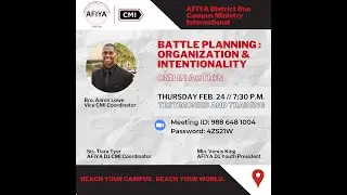 Battle Planning: Organization & Intentionality // Bro. Aaron Lowe // 2.24.22