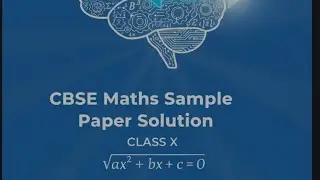maths sample paper solution CBSE 10th standard let's have exam preparation#exams#maths sample paper