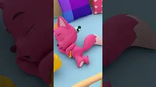 Whoa! Rolling Down the Bunk Bed Slide! Hogi   Pinkfong ver  🔴🟠🟡🟢🔵🟣 #Hogi #shorts #cartoonchannel