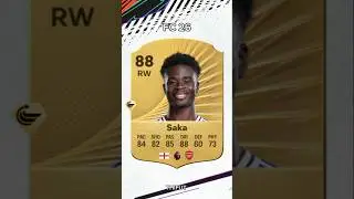 SAKA EVOLUTION CARD ON FIFA #fifa #eafc26