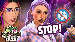 Crise d&rsquo;ado : disputes, tout part en vrille 🍆 Sims 4 Very Veggie Legacy | EP.20