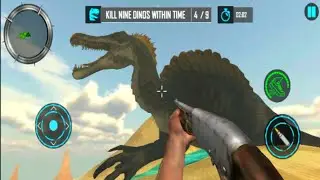Real Dinosaur Hunting: Gun Games HD Part -1