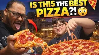 Eating Pizza at Avalon Gardens 🍕 | Downtown Youngstown Ohio Food Review