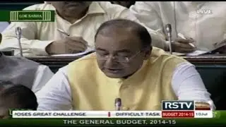 FM Arun Jaitley's Budget Speech (2/2) - Union Budget 2014-15 | Coverage & Analysis (Part 4/18)