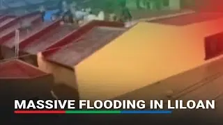 Residents seek safety on their roofs in Liloan, Cebu as #TinoPH dumps rains | ABS-CBN News