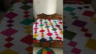 🛏bedsheet making💡#shorts #bedsheets #reuse