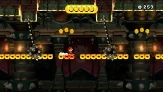New Super Mario Bros. U -- Cashless Castle Crawl (Gold Medal)