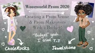 Woozworld Prom 2020 - Making a Venue + Outfits (With a Budget!)