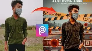 Corona Photo Editing 2021//Lockdown Photo Editing//Covid-19 Photo Editing//Virus Photo Edit