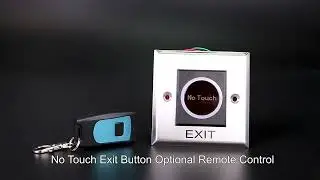 12V Touchless Infrared Sensor Switch No Touch Contactless Switches Door Release Access Control #exit