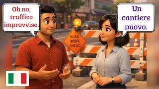 Learn Italian: Speak Calmly in Traffic City Stress Dialogues (A1&ndash;A2)