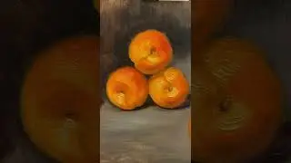 Apricot Painting Demo Coming Soon #painting #art #decoration #oilpainting #modernart #apricot #fruit