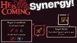 Royal shield/Crownblade Synergy!! #VERYHARD #heiscoming  #roguelike #harbingeriv