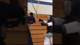 Kendo Nito-Ryu [Two Swords] Kendo Principles 4 Short21 Debana Kote #shorts #二刀流 #kendo