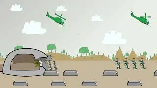 French helicopters and bazooka soldiers defended bunkers against German STG44 assault rifle soldiers
