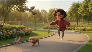 Morning Walk Was Fun With My Pet 🐾 | Cozy Daily Life Animation | EP 01