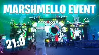 Evento Marshmello - Fortnite [Ultrawide] [Cinem&aacute;tico]