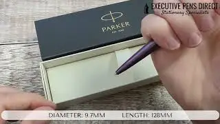 Parker Jotter Victoria Violet Ballpoint Pen - Unboxing and Engraving