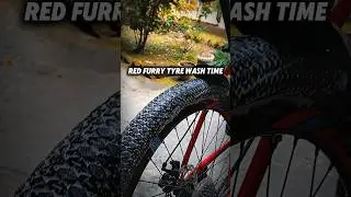 Redfurry tyre wash time 🥱🔥 #fhcyclerider #mtb #viral