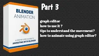 Blender Animation tutorial  | motion tutorial using graph editor in Blender