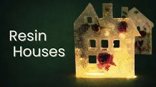 DIY | Epoxy Resin Houses with Dried Flowers