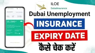 How to check iloe insurance Expiry date | Unemployment insurance in uae check kaise kare