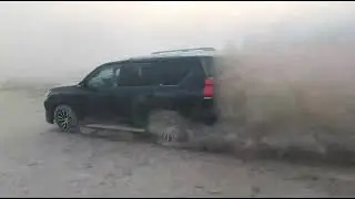 Land Crusior Drift in Cholistan Desert