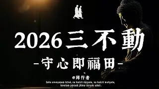 2026 新年三不動：守心，守靜，守一份安穩福田#修行 #佛學 #人生感悟 #治癒 #禪悟人生#同行者