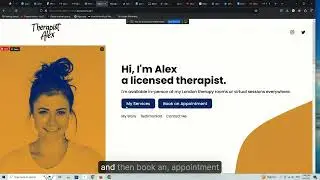1 Page #Carrd #Template for #MentalHealth, #Therapy or #Medical SoloPractioner #website