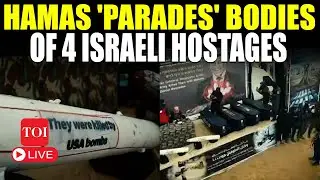 LIVE | 'Killed By US Bombs': Shocking Hamas Video: Dead Hostages, 'Vampire' Netanyahu & Missiles